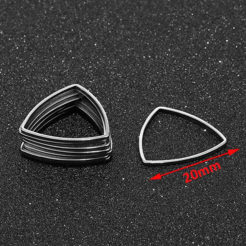 Triangle Connector Charms Circle Teardrop Moon Connectors-AM01419-Veeddydropshipping