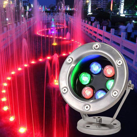 Stainless Steel LED Fountain Lamps Ip68 Waterproof Swimming Pool Lights-TI00973-Veeddydropshipping