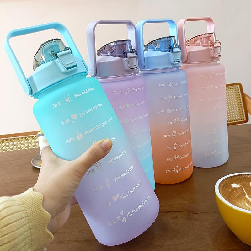 Motivational Drinking Bottle Sports Water Bottle-HA01267-Veeddydropshipping