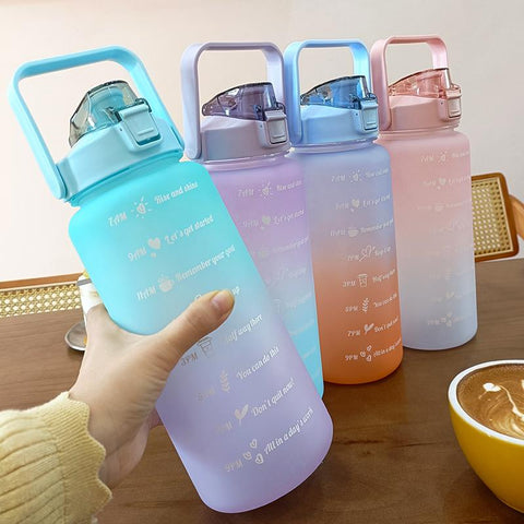 Motivational Drinking Bottle Sports Water Bottle-HA01267-Veeddydropshipping