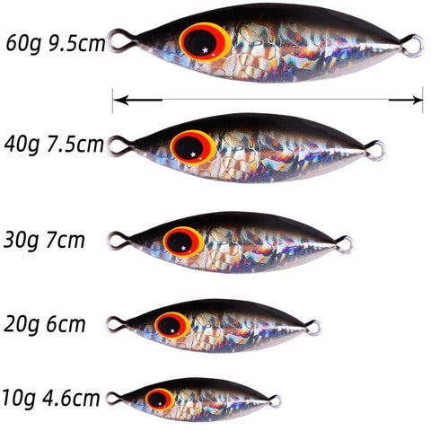 Big Jig Fishing Lure Weights 10g-60g Fishing Jigs Saltwater Lures Metal Bass Jig Isca-OS00457-Veeddydropshipping