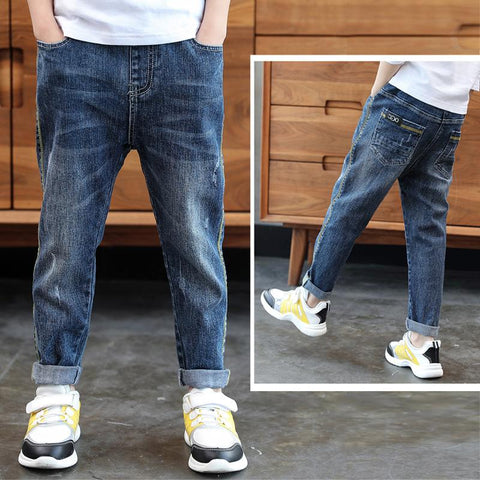 IENENS 4-11Y Kids Child Boys&#39;s Jeans Young Boy Casual Trousers Baby-TB01314-Veeddydropshipping