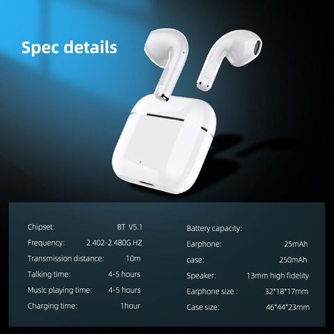 Pro-4 Wireless Bluetooth Earphone TWS Earbuds Long Standby Time-CE01143-Veeddydropshipping