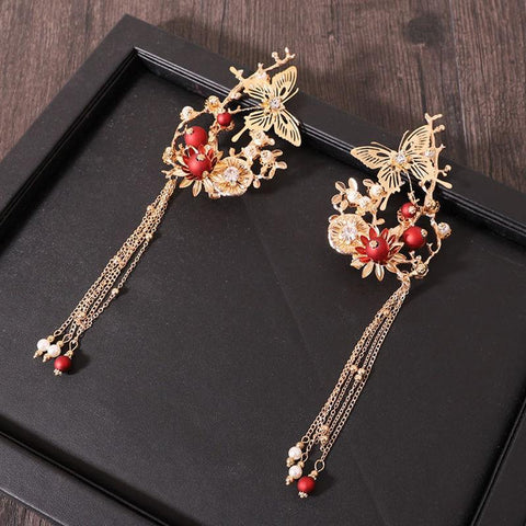 Hair Combs Chinese Wedding Accessories Headband  -JW00520-Veeddydropshipping