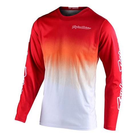 Free shipping gradient colorful motocross racing suit downhill jersey mountain bike -OS01218-Veeddydropshipping