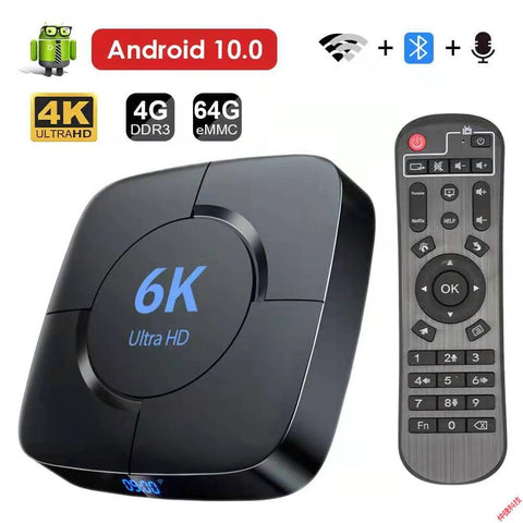 IPTV Android TV Box 4GB Ram 64GB Rom Voice Assistant Android -CE00805-Veeddydropshipping