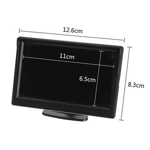 Car Monitor Screen For Parking Rear View Reverse Camera Suction-AM00679-Veeddydropshipping
