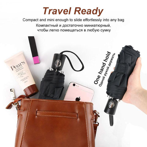 Automatic Mini Pocket Umbrella Travel-HA01913-Veeddydropshipping
