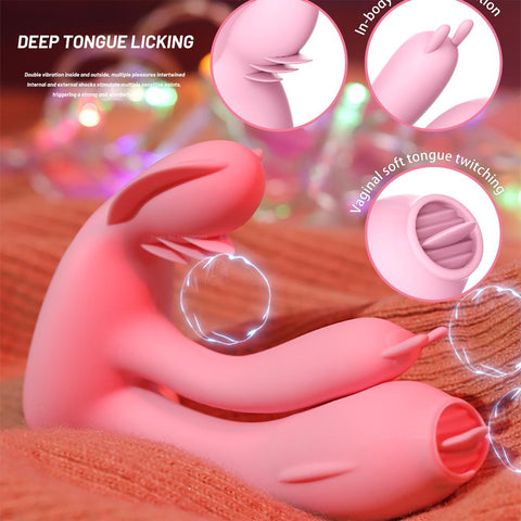 Wireless Bluetooth Remote Control APP Dildo Wearable Vaginal Panties Rabbit -BH01297-Veeddydropshipping
