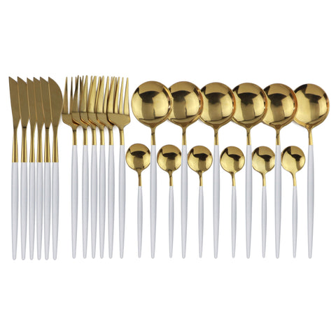 Western Dinnerware Set Fork Knife Spoon Tableware Set-HA01307-Veeddydropshipping