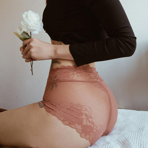 High Waist Women Panties Sexy Lace-WF00906-Veeddydropshipping