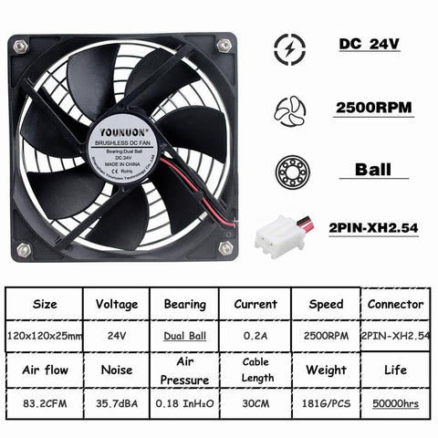 Sleeve/Ball Cooling Fan  Brushless Cooler Fan Computer-CO00218