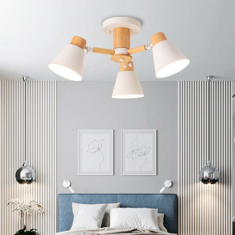 Solid wood chandelier modern lamp lighting-TI00408-Veeddydropshipping