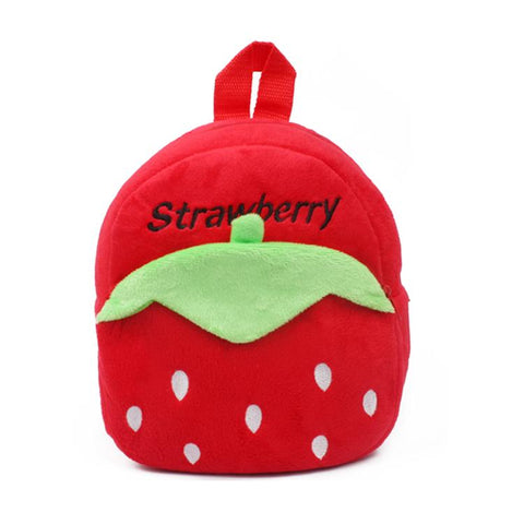 Cute Strawberry Plush Backpack Cartoon Toy Girl-TB00015-Veeddydropshipping