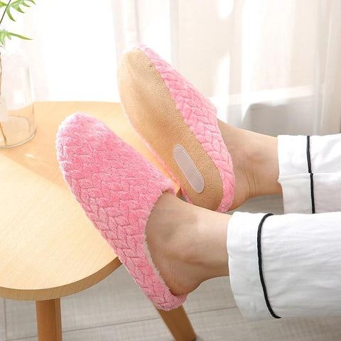 Slipper Anti Slip Autumn Winter Shoes Woman House-BS01219-Veeddydropshipping