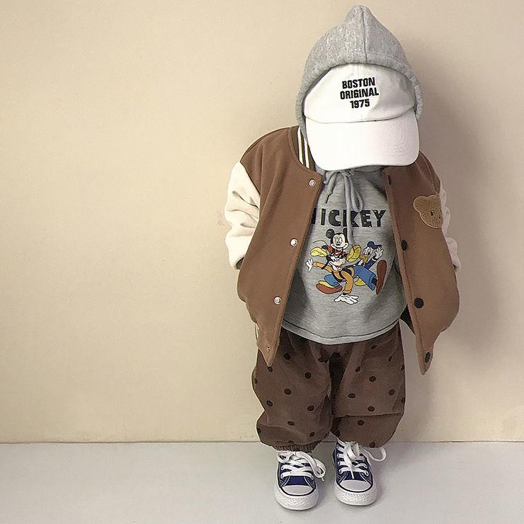 Fashion Baby Boy Baseball Jacket Spring Autumn Toddler Kids-Veeddydropshipping