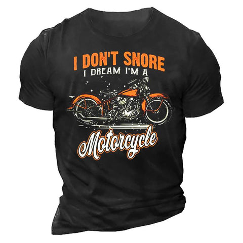 T Shirt Motor Biker 3d Print Vintage Short Sleeve-MF00137-Veeddydropshipping