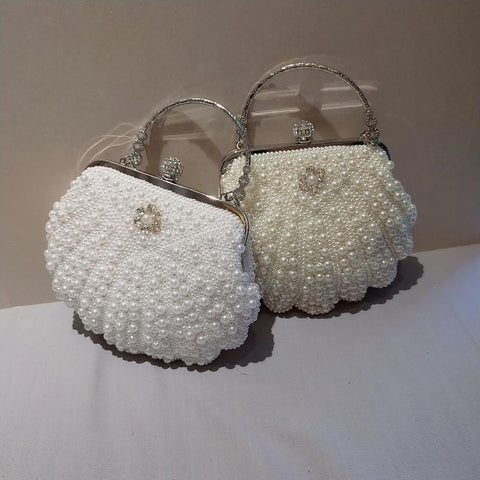 Fashion Two Sided Beaded Ladies Evening Bags Elegant Rhinestone-BS00232-Veeddydropshipping