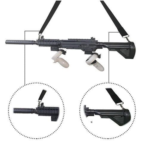 Games Accessories Rifle For Oculus Quest 2 Stabilizer Magnetic Gun Stock -CE01202-Veeddydropshipping