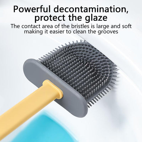 Silicone Toilet Brush Wc Cleaner Toilet Brush-HA01053-Veeddydropshipping