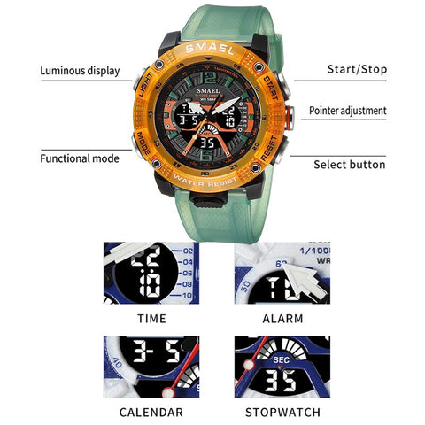 Sport Watches Waterproof Male Clock Digita Quartz -JW00778-Veeddydropshipping