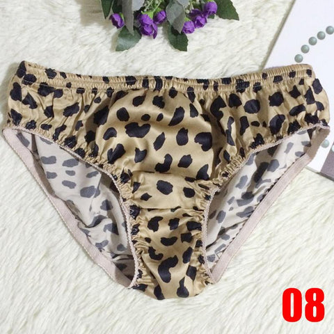 Men&#39;S Underwear Plus Size Briefs Silk Underpants Lightweight-MF01682-Veeddydropshipping