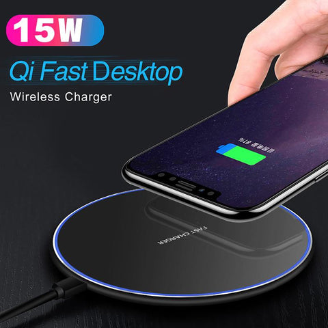 15W Qi Wireless Charger For iPhone 13 12 11 Pro-PA01088-Veeddydropshipping