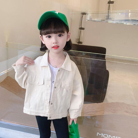 Spring Autumn Kids Jacket Outerwear Girl Floral Coat-TB00989-Veeddydropshipping