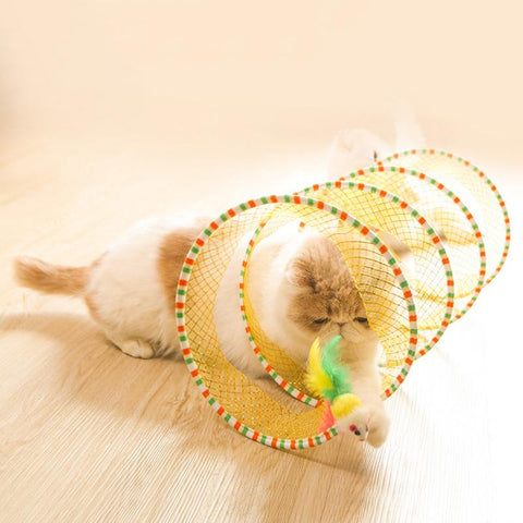 Foldable Cat Tunnel Cat Pets Toys-HA01998-Veeddydropshipping