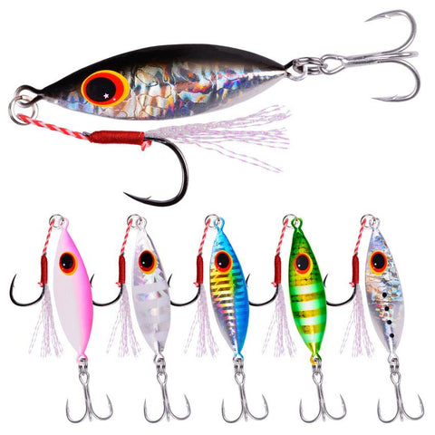 Big Jig Fishing Lure Weights 10g-60g Fishing Jigs Saltwater Lures Metal Bass Jig Isca-OS00457-Veeddydropshipping