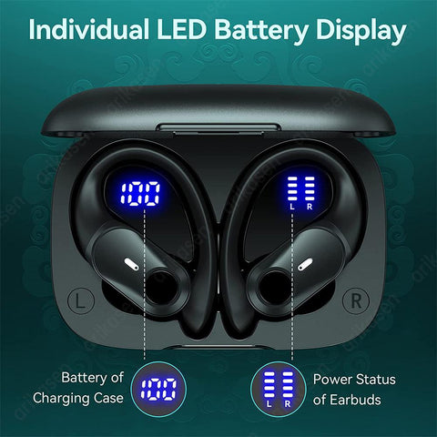 Wireless Bluetooth Headphones with Digital LED Display-Veeddydropshipping