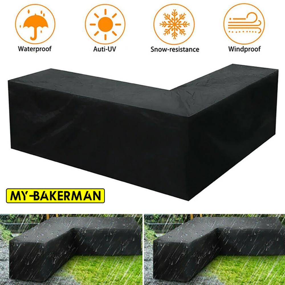 Waterproof Rattan Corner Furniture Cover-HA01142-Veeddydropshipping