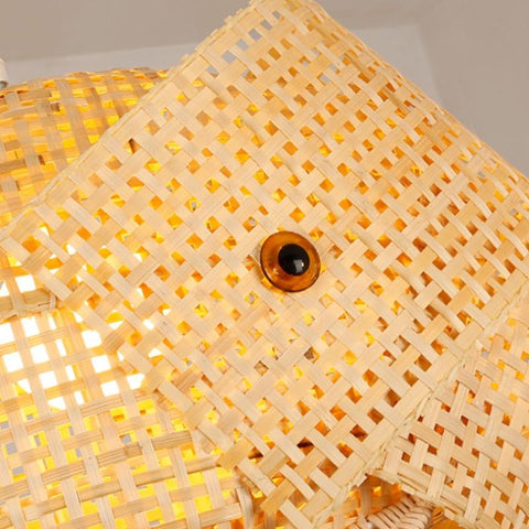 Chandelier Handmade Bamboo Rattan-TI00402-Veeddydropshipping