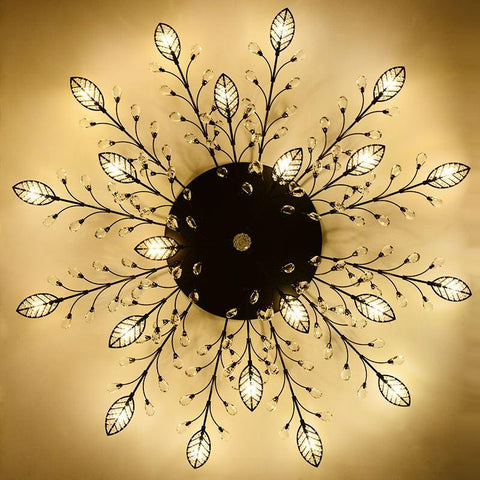 Led Ceiling Lights Crystals Leaf  Modern-TI00283-Veeddydropshipping