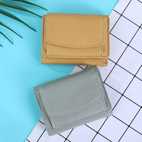 Mini Short Purse Lady Multi-card Bags Large-capacity Coin Purse-BS00201-Veeddydropshipping