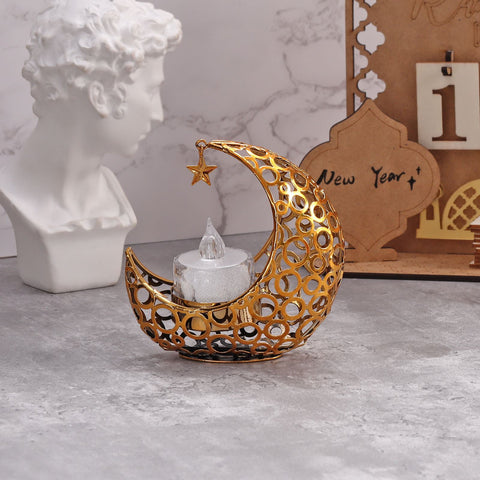 Mubarak Candle Holder Banner Ramadan Decoration-HA00583-Veeddydropshipping