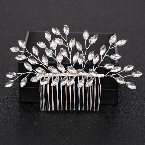 Wedding Hair Combs Hair Accessories-WF01285-Veeddydropshipping