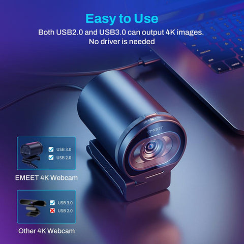 Webcam Auto focus Web  With Mics&Privacy Cover-CO00069-Veeddydropshipping