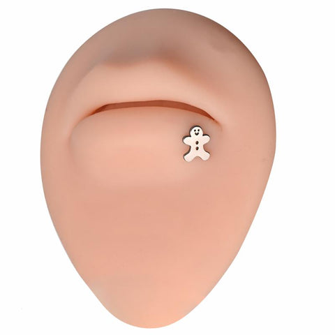 Titanium Nail Earrings Internal Thread Lip Earrings  Body Jewelry-JW01357-Veeddydropshipping