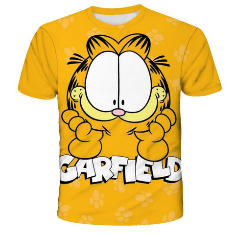 2022 Summer New Children Clothing Cute Cartoon-Garfield T-Shirt  Baby-TB01135-Veeddydropshipping