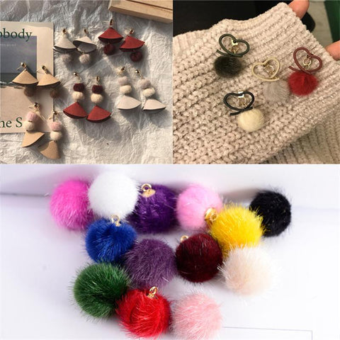 Imitation Mink Hair Plush Balls DIY Craft Supplies-HA00061-Veeddydropshipping