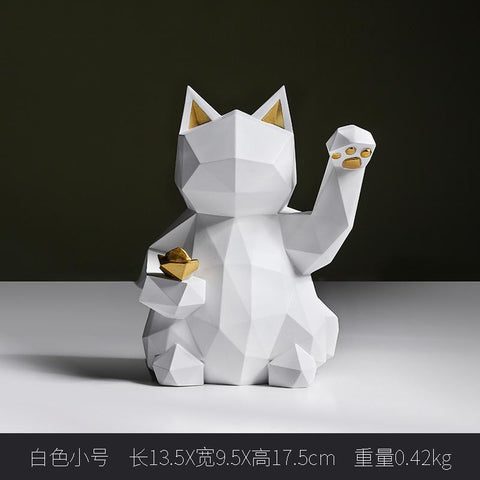 Lucky Cat Ornament Shop Welcome Decoration-HA00329-Veeddydropshipping