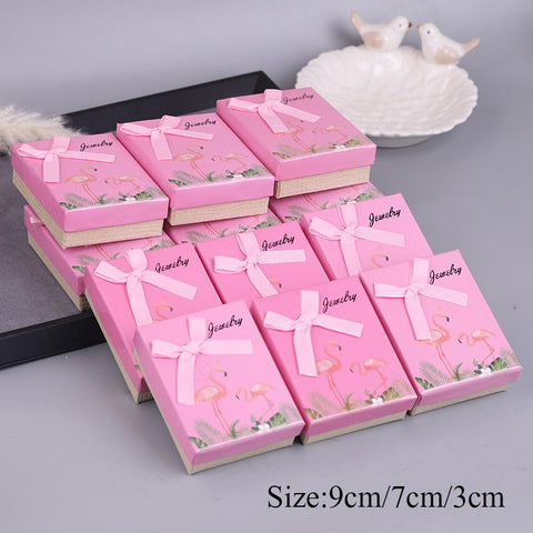 jewelry organizer shape Black box Earrings bow case Square-JW01706-Veeddydropshipping
