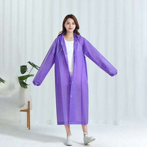 Hooded Thickened Waterproof Raincoat-HA00976-Veeddydropshipping