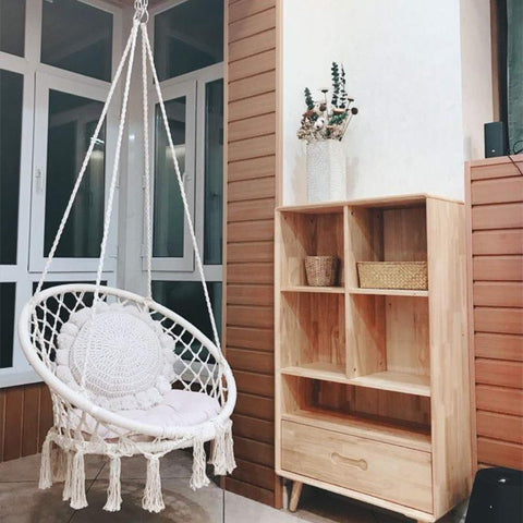 Nordic Hanging Basket Chair Swing Hammock-HA01640-Veeddydropshipping