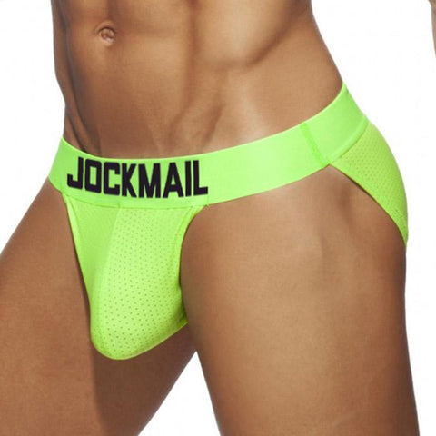 men underwear polyester fiber mesh boxer briefs sports breathable-MF01679-Veeddydropshipping