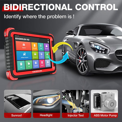 KINGBOLEN K8 All System Diagnostic Scan Tool Bi-Directional OBD2-AM00267-Veeddydropshipping