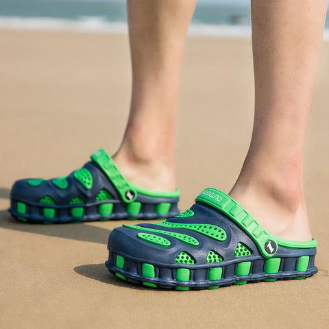 Clogs Plus Size 46 Beach Men Sandals Lightweight Rubber Flip Flop-BS01502-Veeddydropshipping