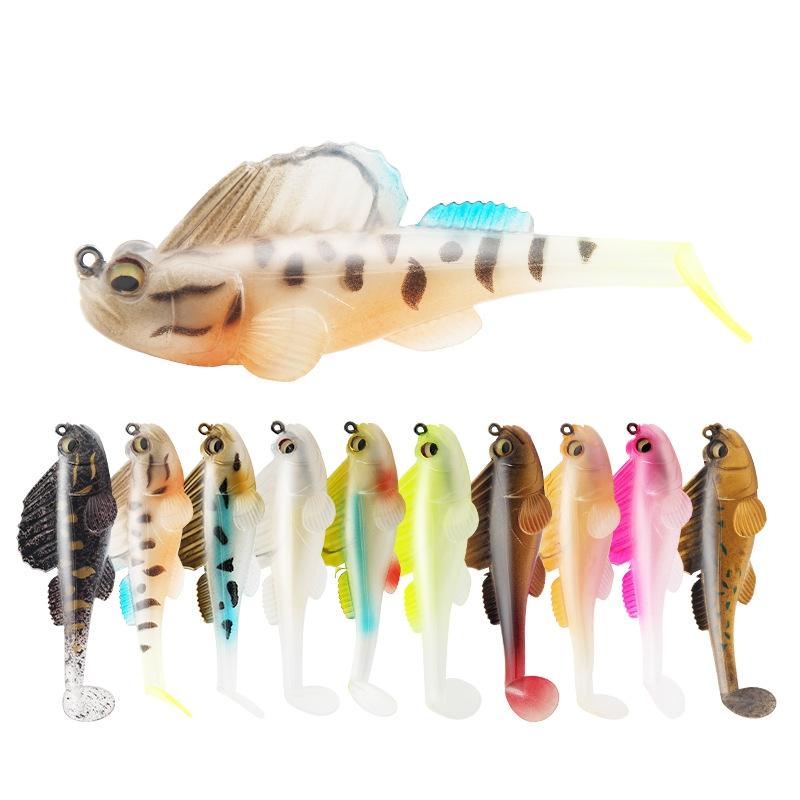 1Pcs Jumping Fish Fishing Lures 14G 8.5Cm Trolling Silicone Bait with Fishing -OS00619-Veeddydropshipping