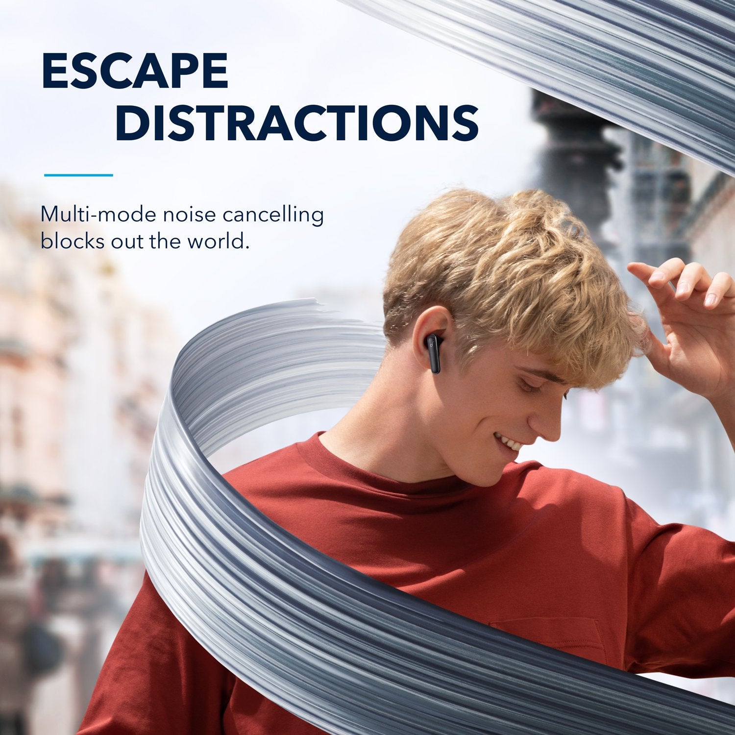 Noise Cancelling wireless Earbuds Bluetooth Earphones-Veeddydropshipping